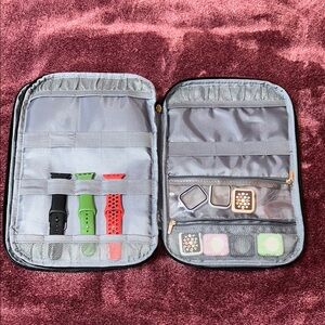 Case with Apple Watch straps and Face guards